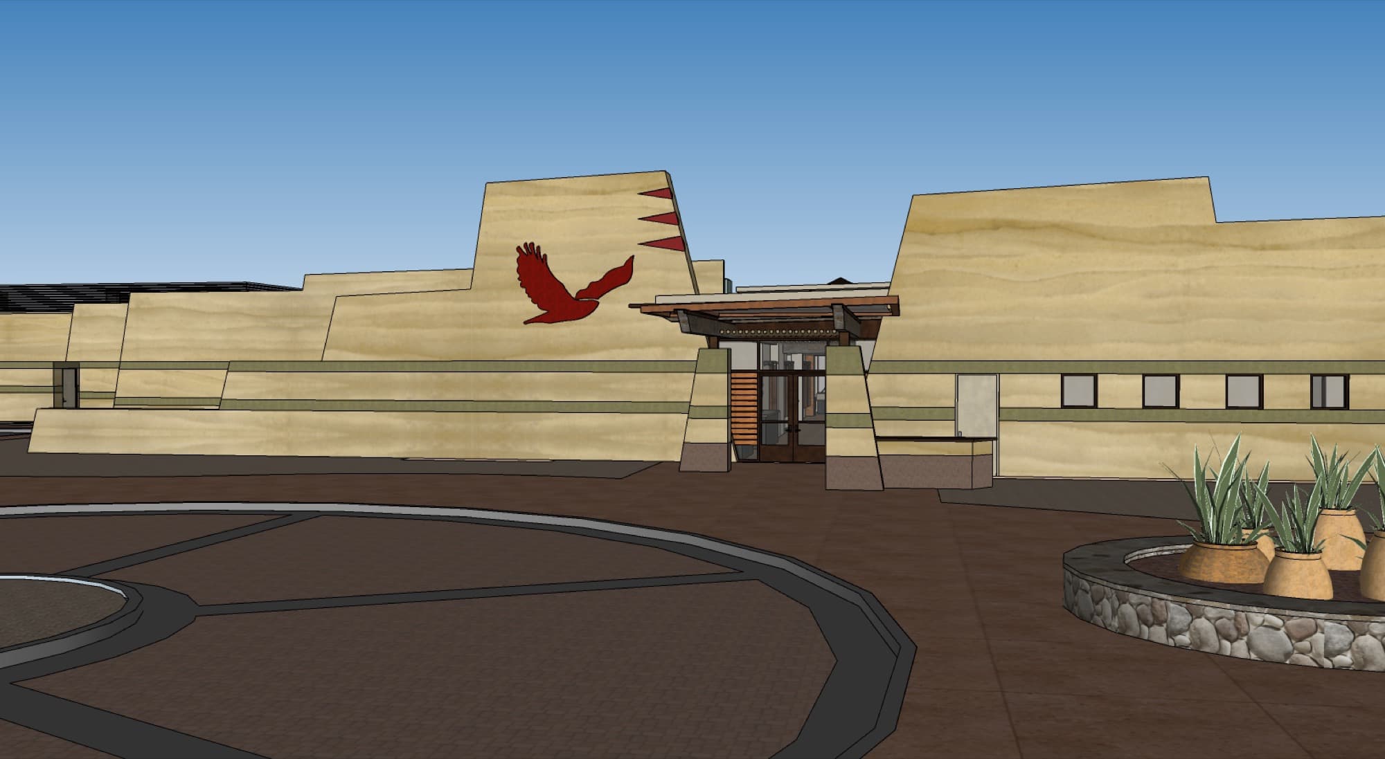 Red Hawk clubhouse entry
