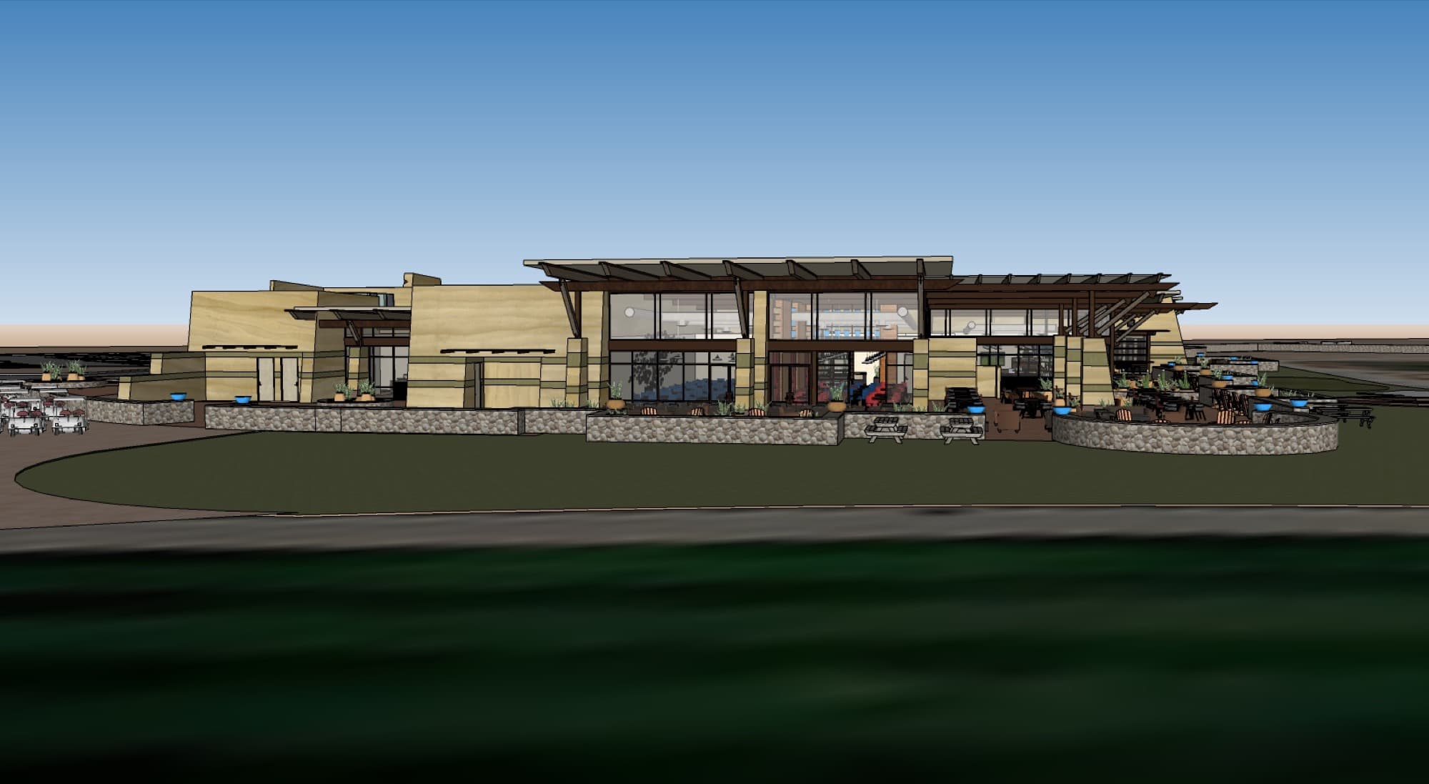 Red Hawk Golf Club clubhouse