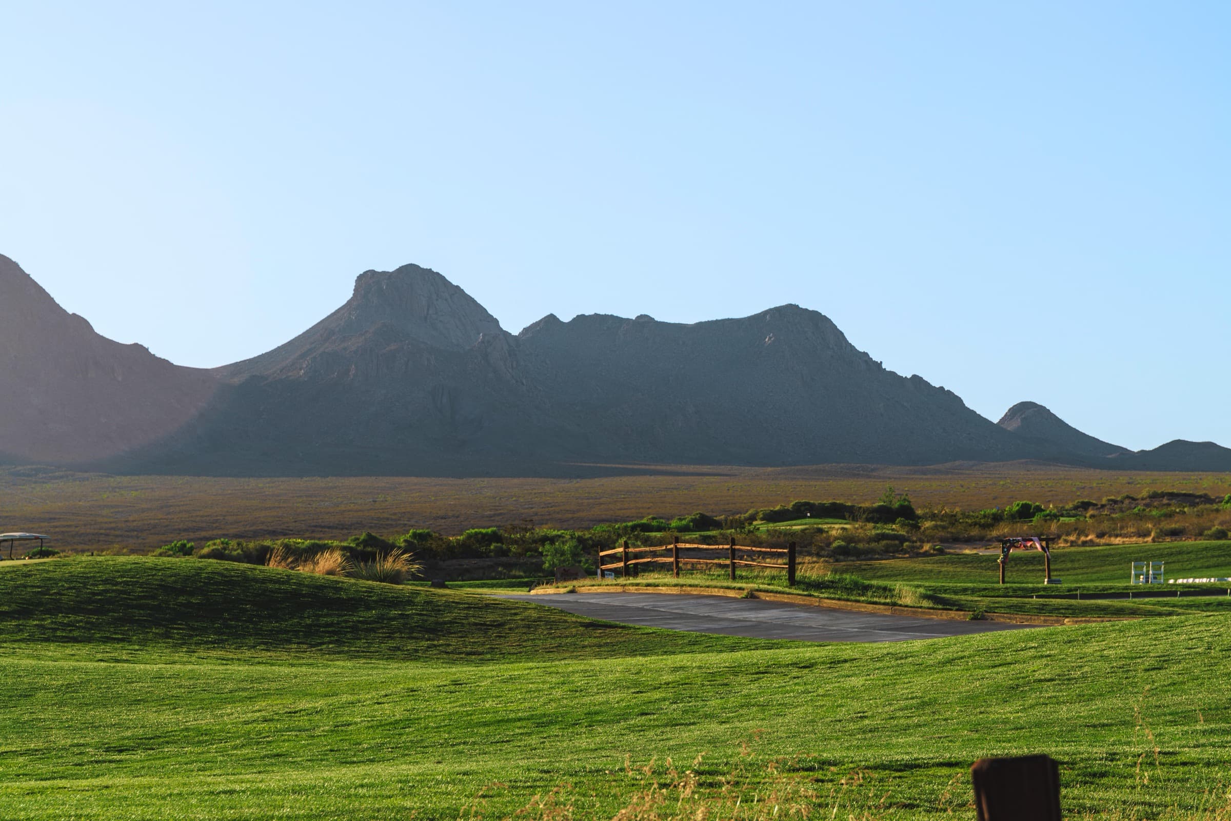 Mountains beyond Red Hawk